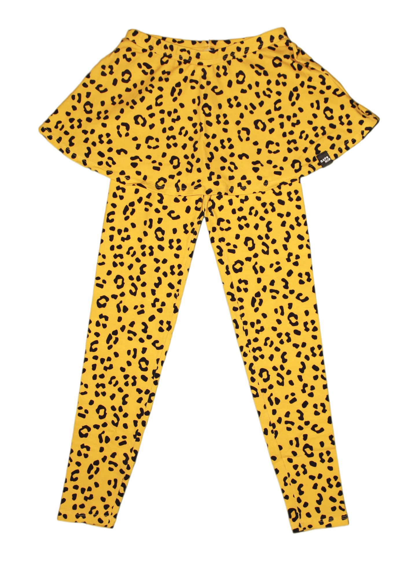 Saia calça infantil animal print oncinha