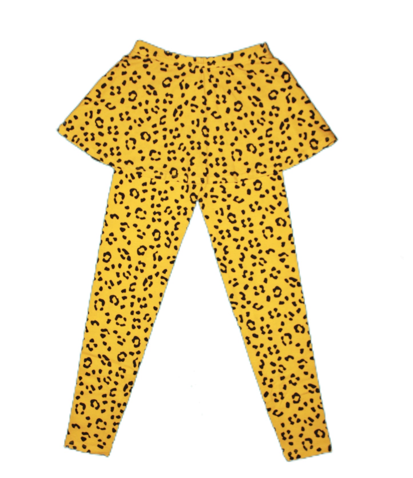 Saia calça infantil animal print oncinha