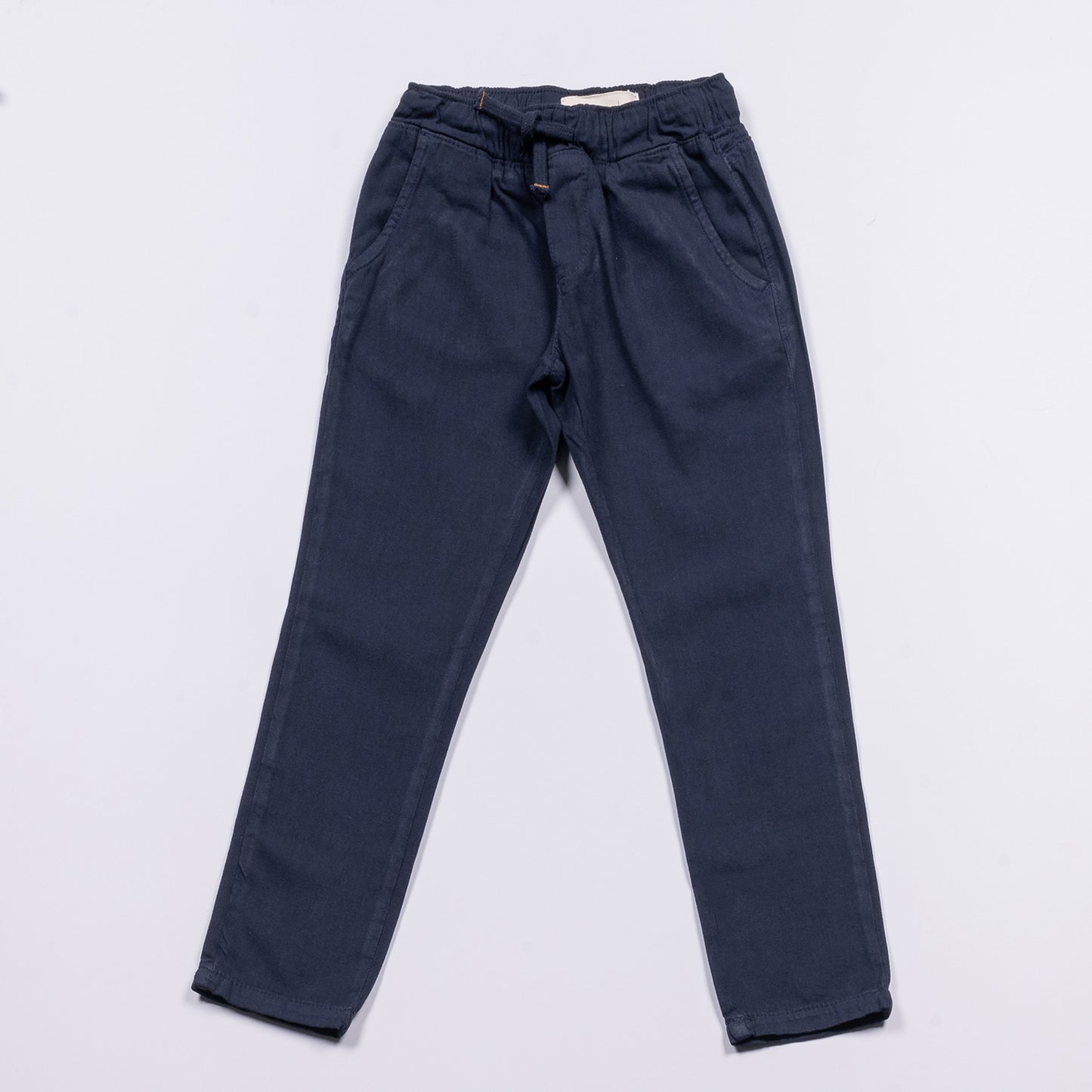Calça Infantil Jogger Linho Azul Marinho