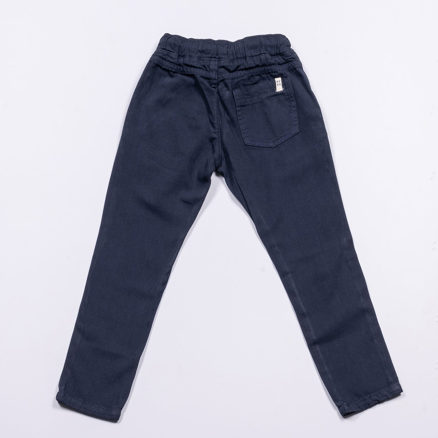 Calça Infantil Jogger Linho Azul Marinho