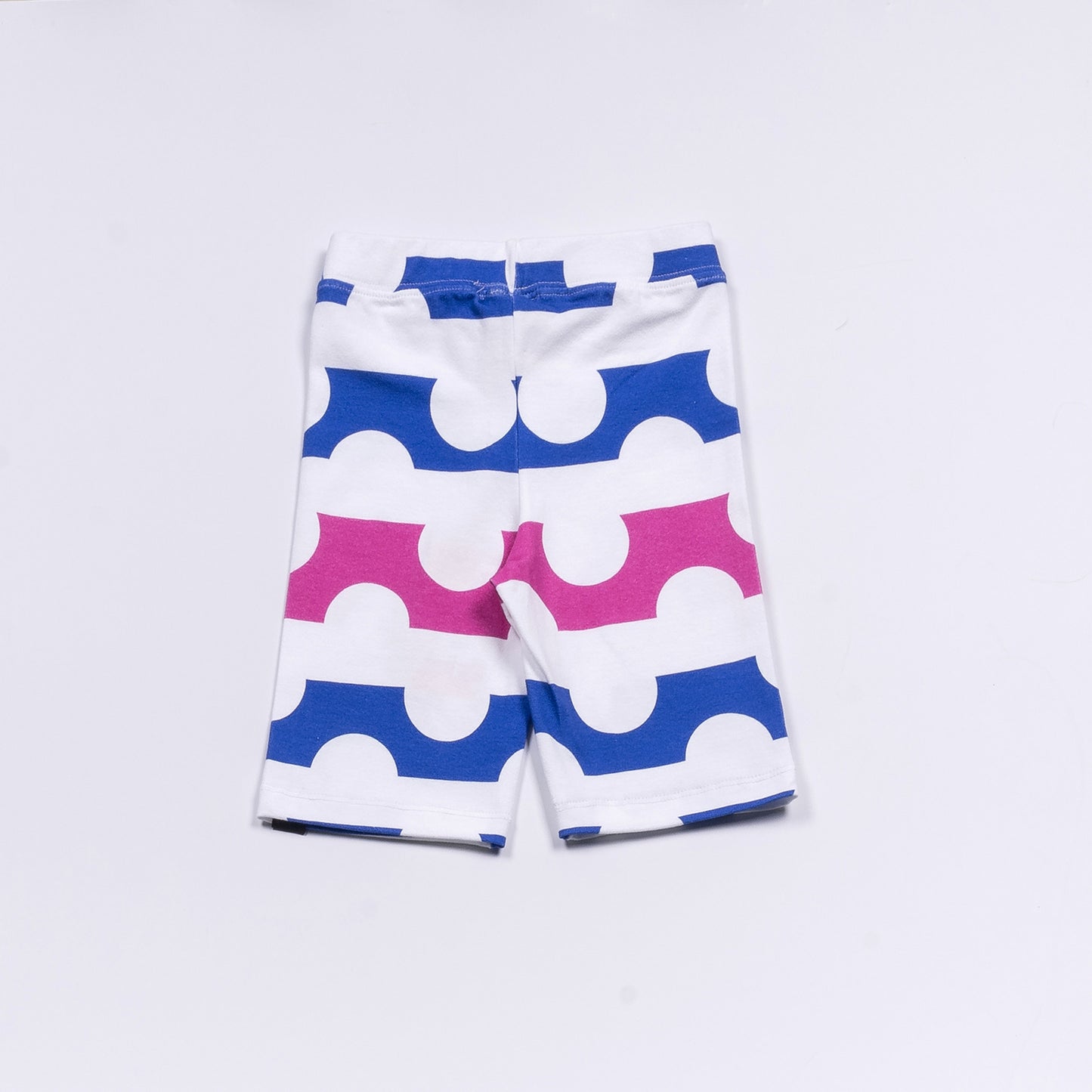 Bermuda Infantil Azul e Rosa