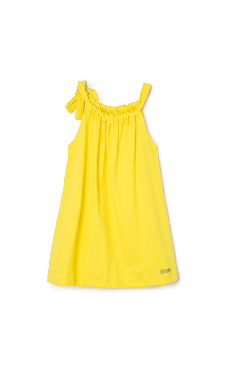 Vestido Arco-Íris Regata Amarelo
