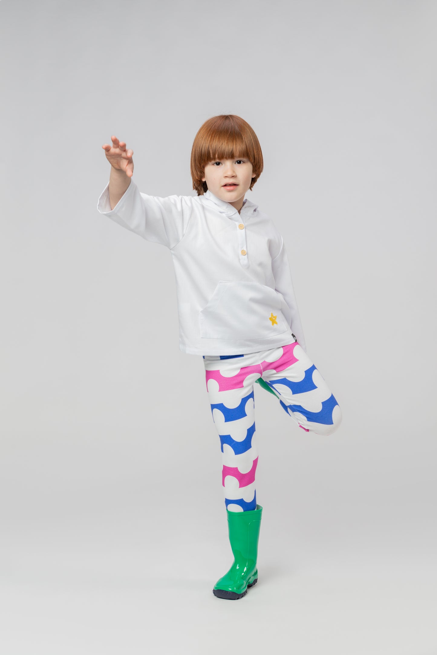 Camisa Bata Infantil Estrelinha