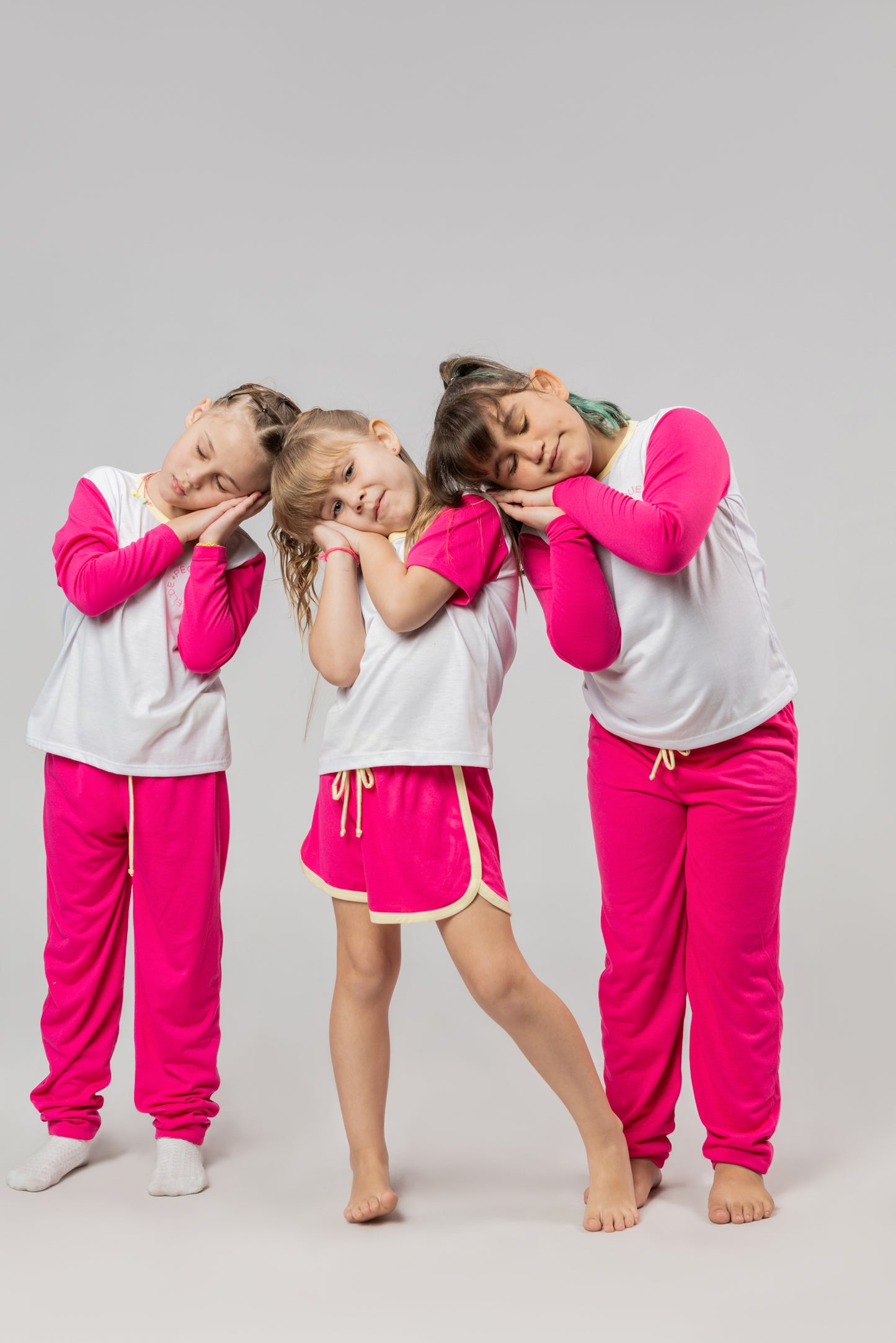 Pijama Infantil Manga Curta Pequena Rebelde