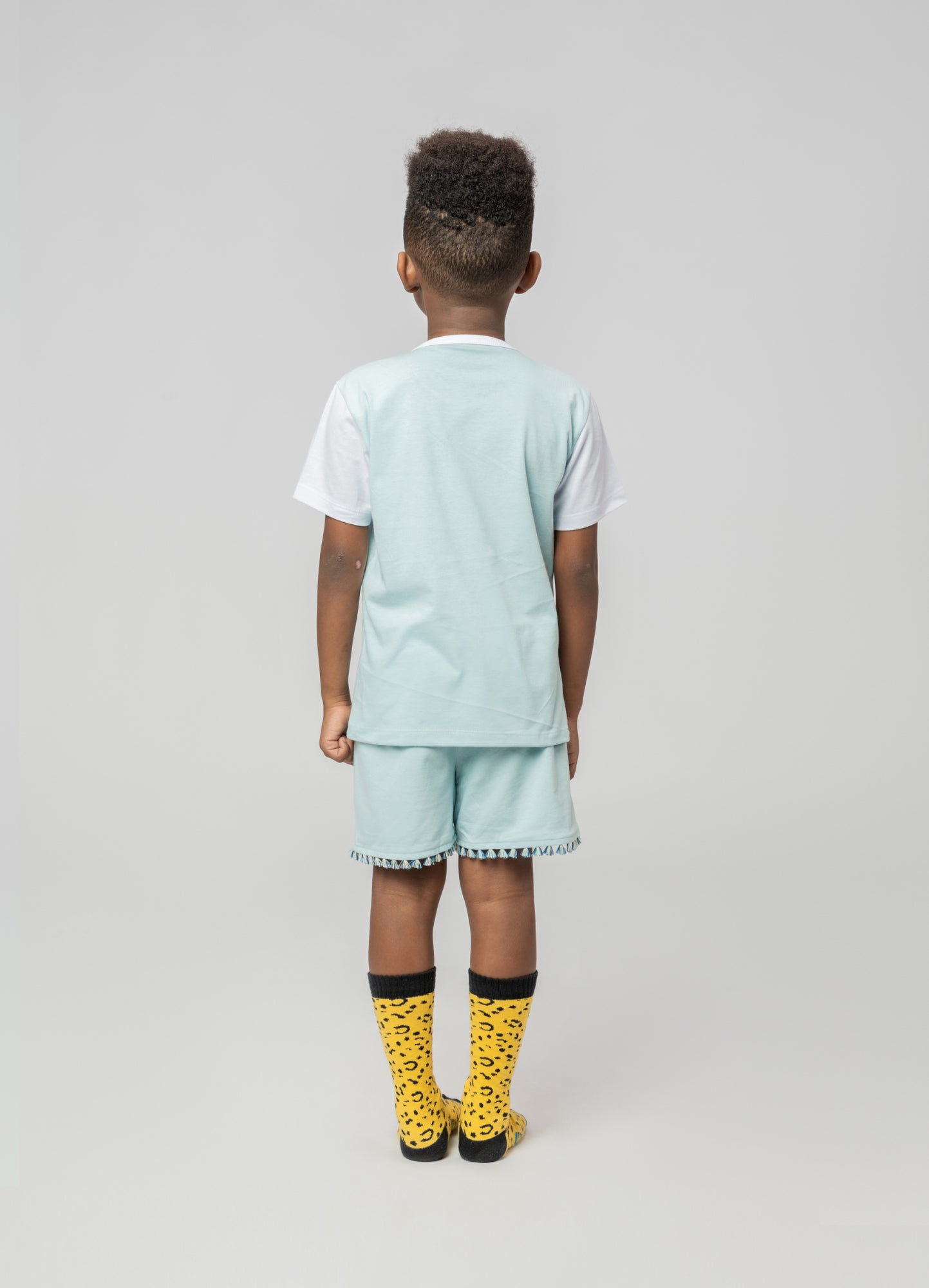 Pijama Infantil Manga Curta Leãozinho