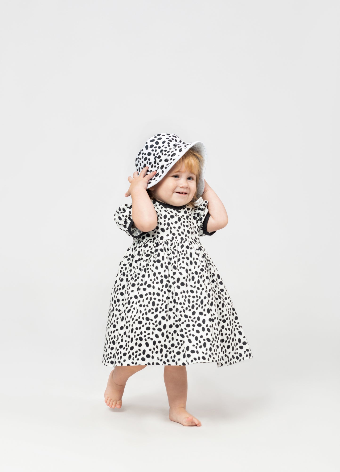 Vestido Infantil Animal Print Manchinha