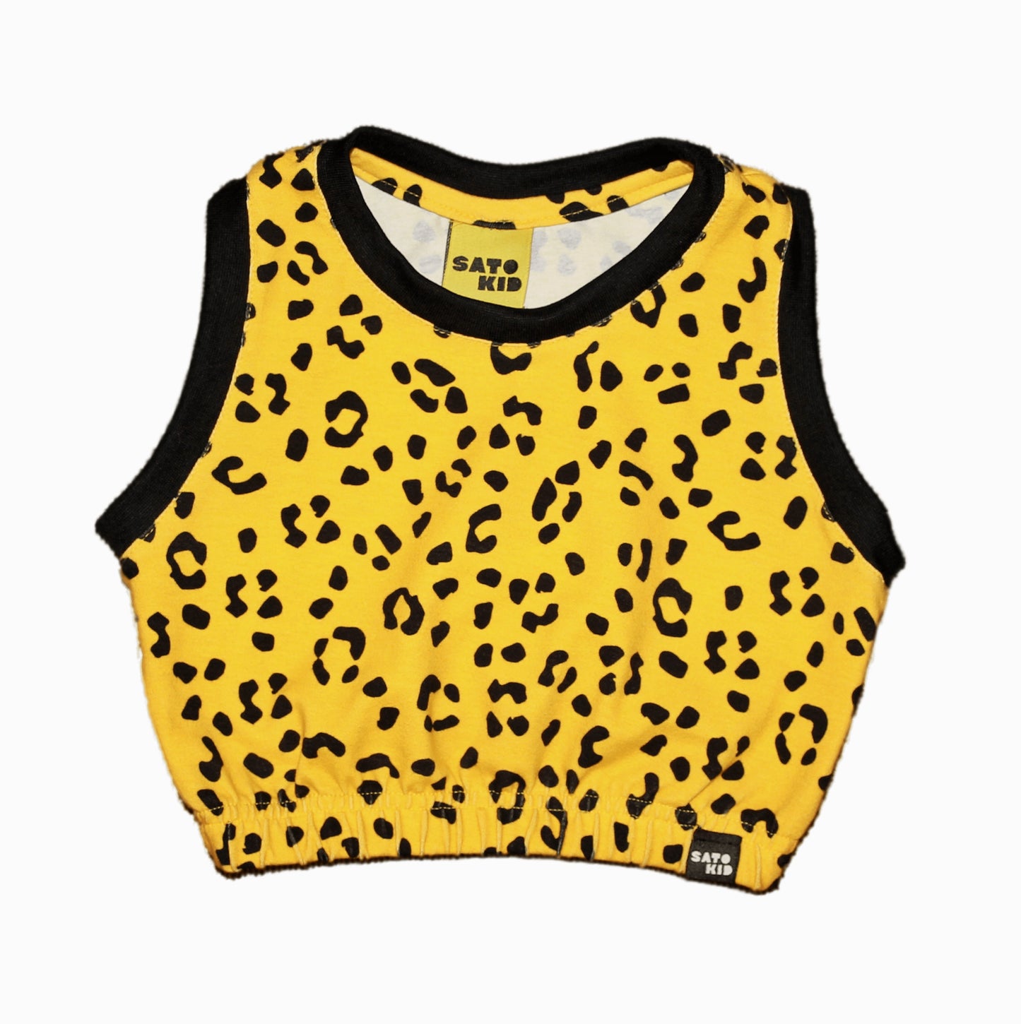 Top infantil animal print oncinha