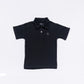 Camiseta Polo Infantil Preta