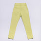 Calça Infantil Chino Sarja Amarelo Lima