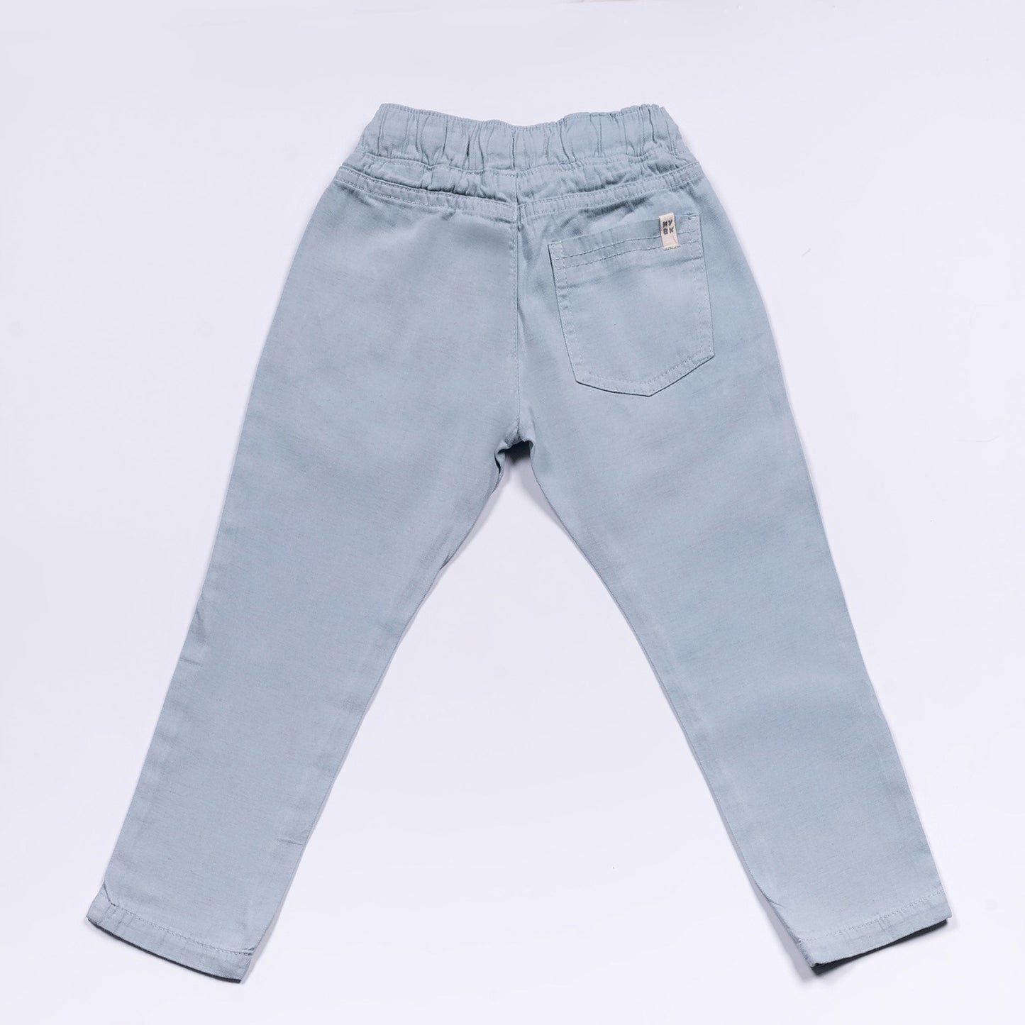 Calça Infantil Jogger Linho Azul Claro