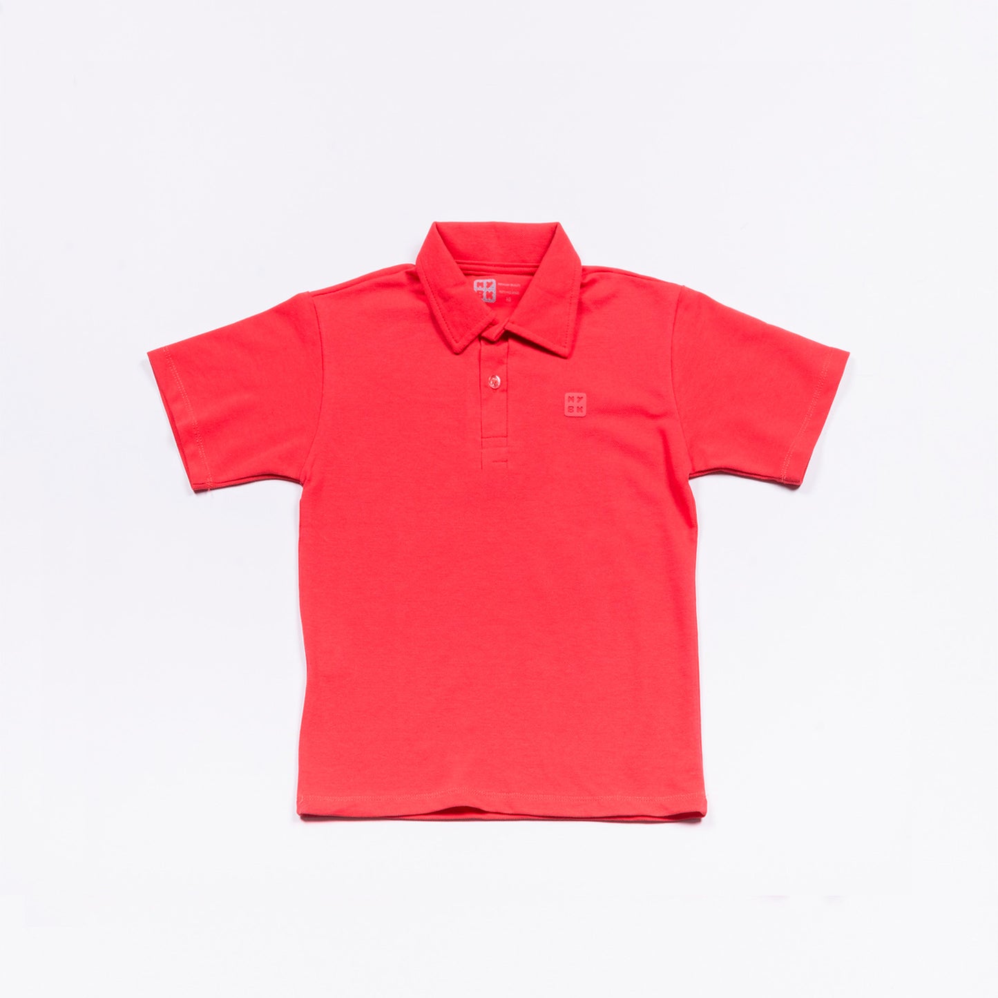 Camiseta Polo Infantil Coral