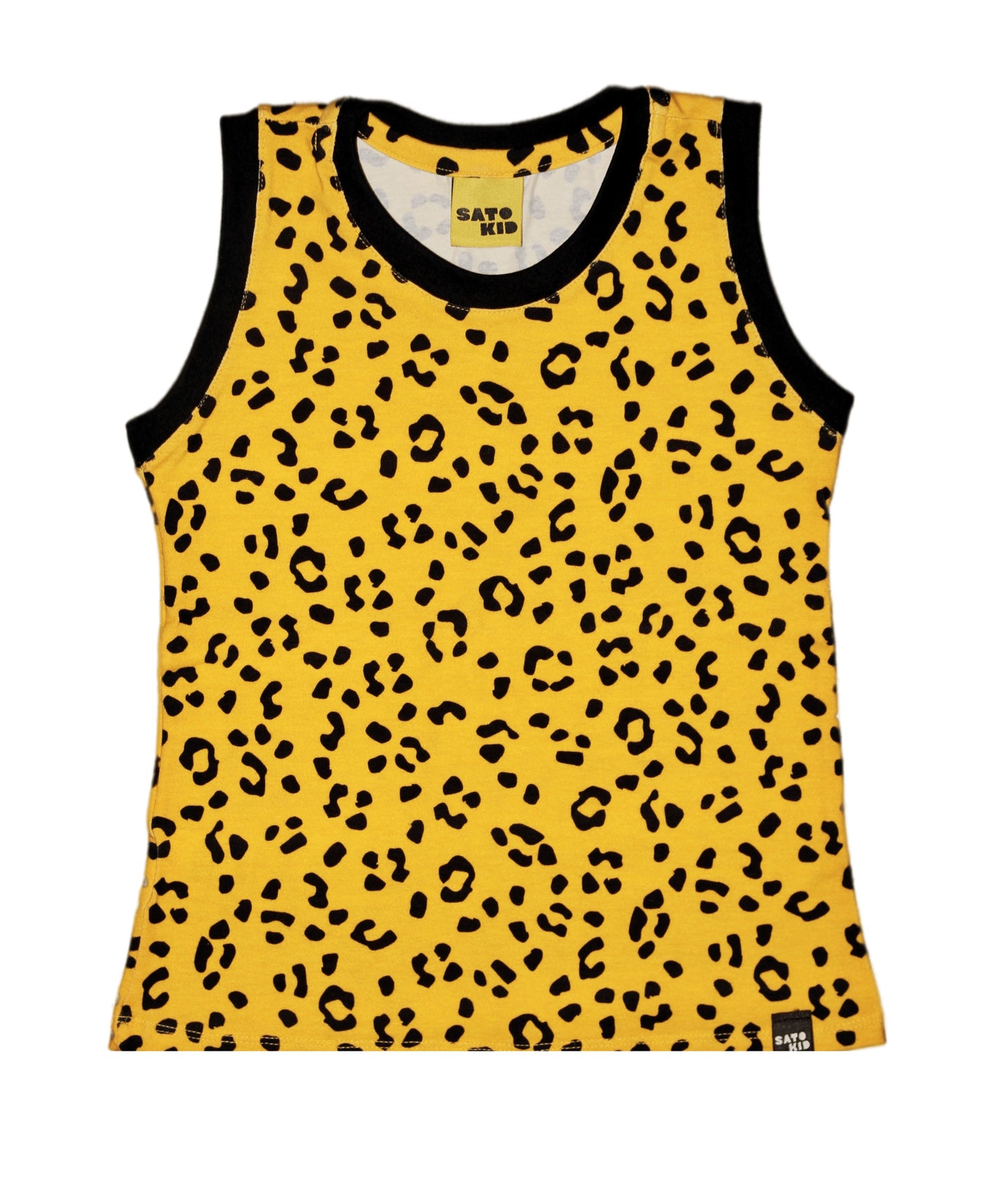 Regata infantil animal print oncinha