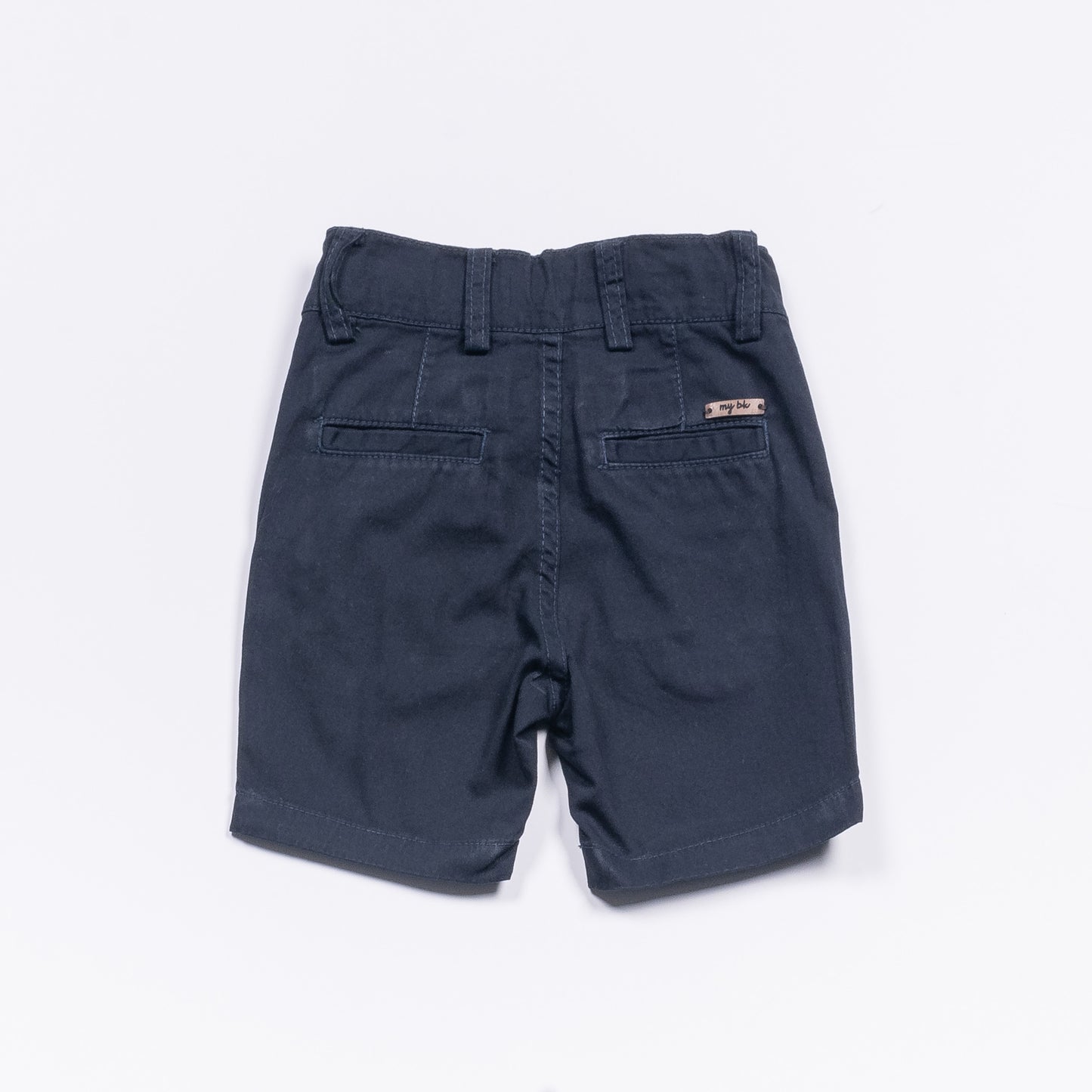 Bermuda Infantil Chino Sarja Azul Escuro