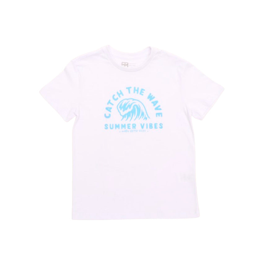 Camiseta Infantil Silk Summer Vibes Branco