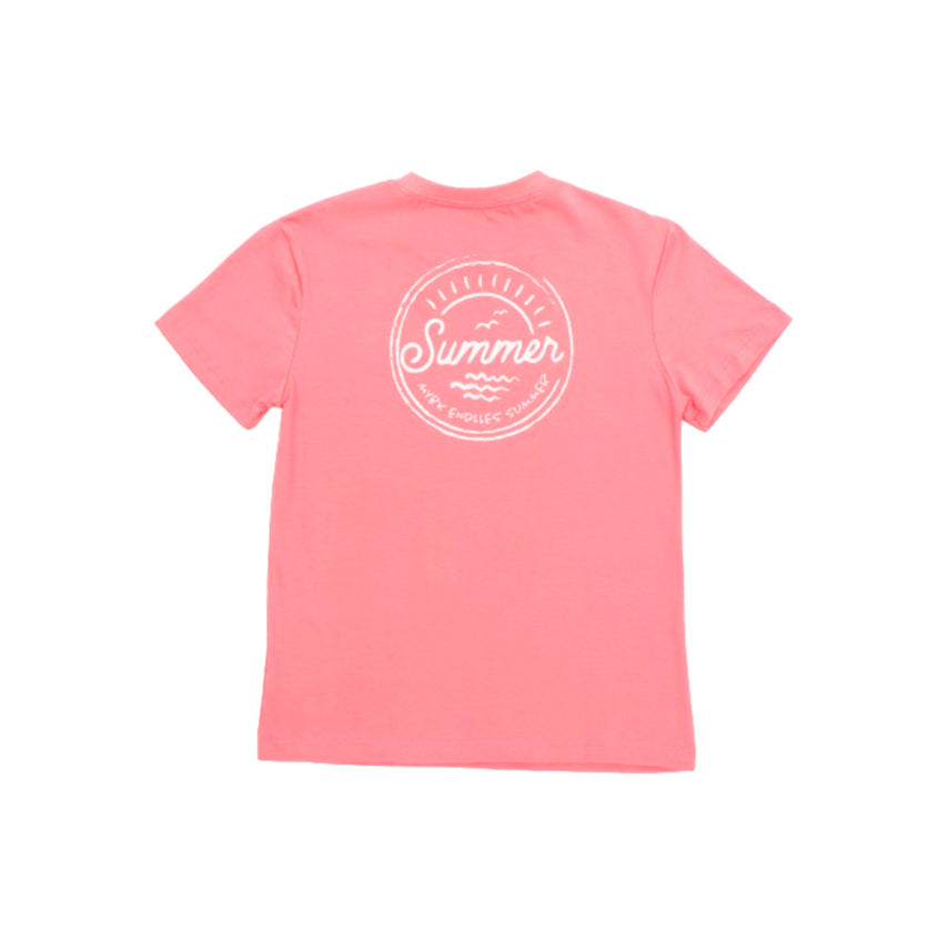 Camiseta Infantil Silk Summer Rosa