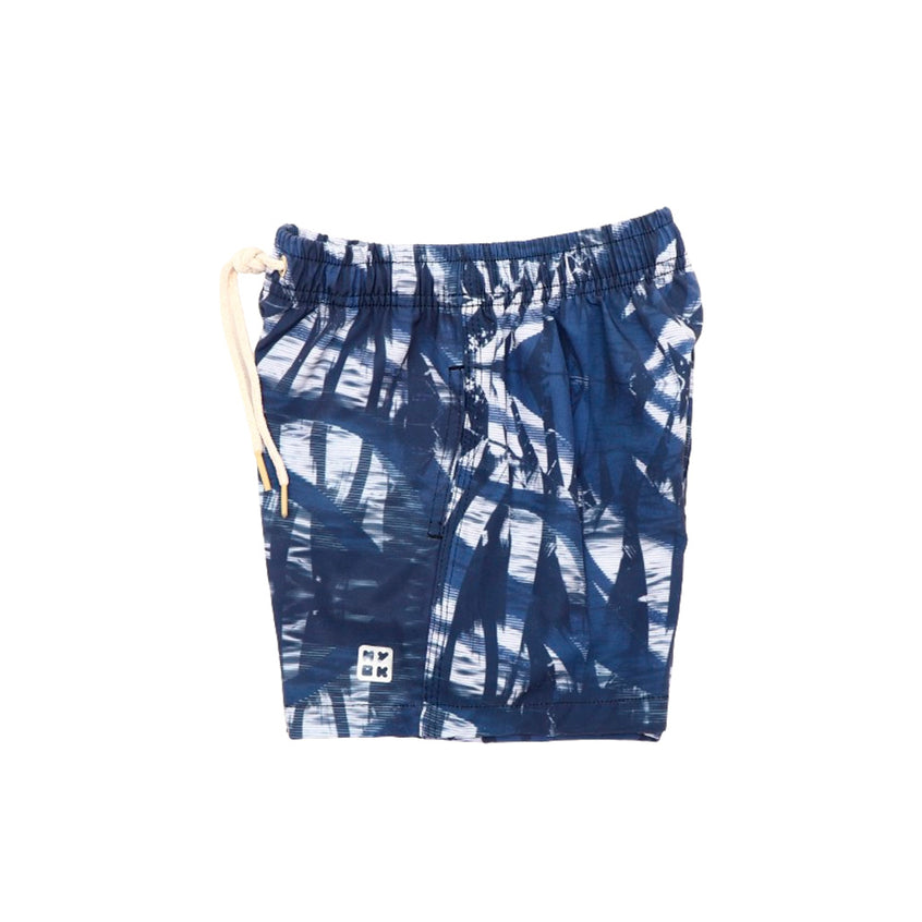 Short Infantil Estampado Azul Marinho