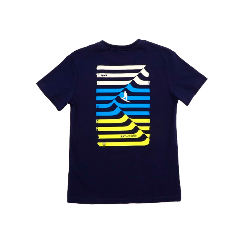 Camiseta Infantil Silk Surf Azul Marinho