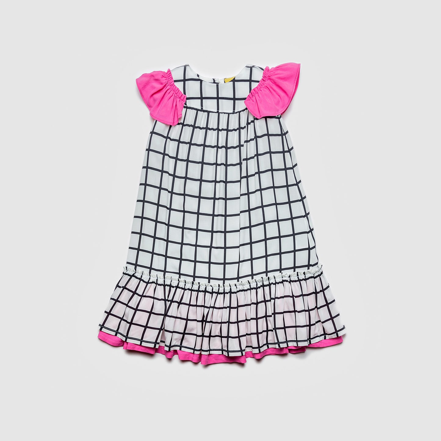 Vestido Infantil Xadrez Japão Urbano