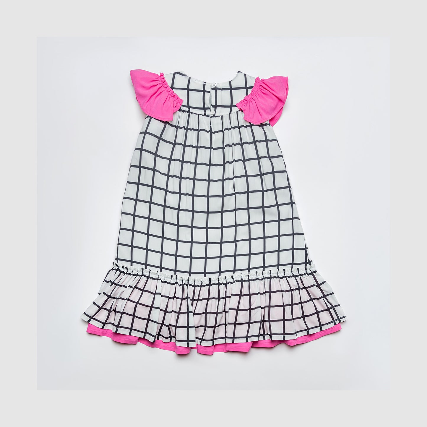 Vestido Infantil Xadrez Japão Urbano